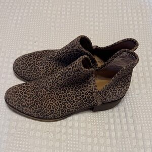 Lucky Brand Leopard Print Women’s Ankle Boots